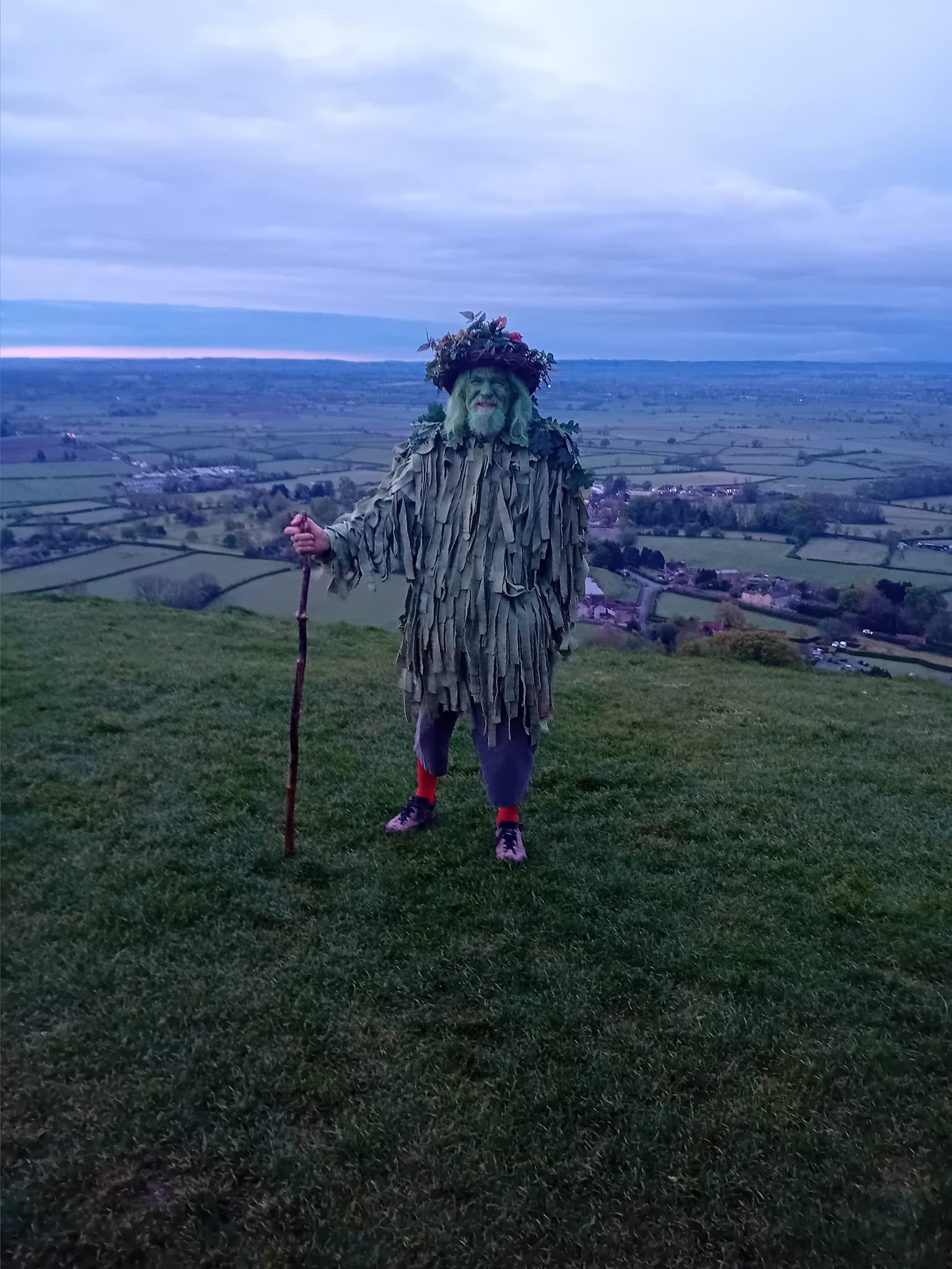 picture of GreenMan at Glasto Tor