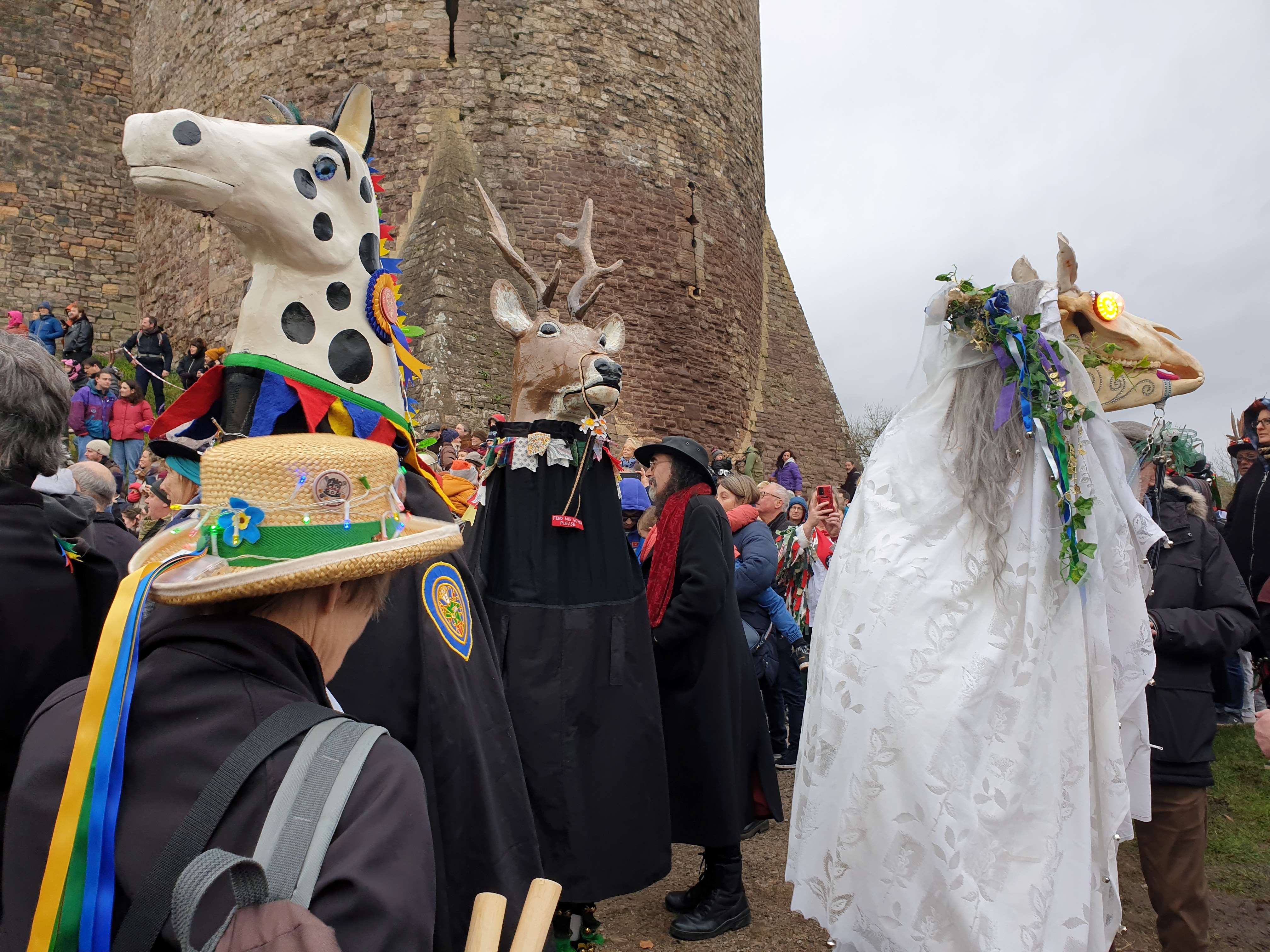 picture of wassail at Chepstow Castle
